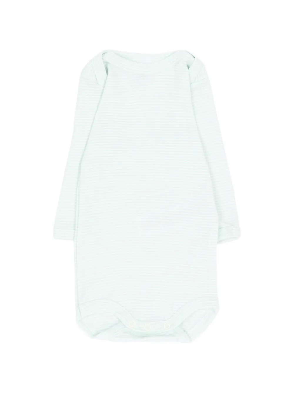 Petit Bateau Drie gestreepte rompers met hart-print Wit