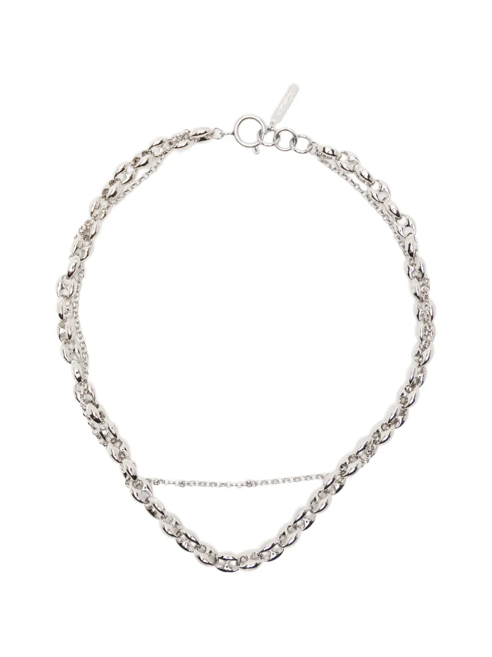 Justine Clenquet Ibra layered chain necklace