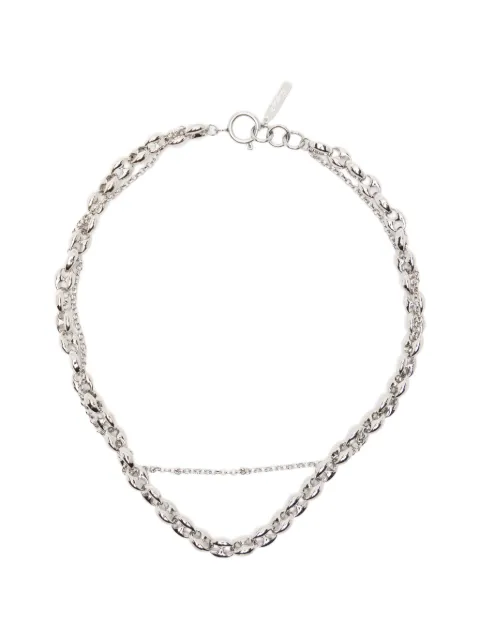 Justine Clenquet Ibra layered chain necklace