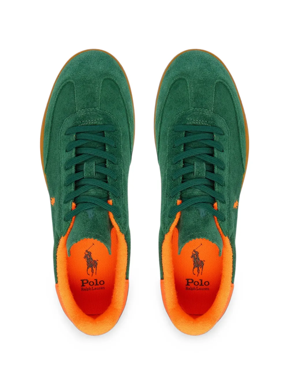 Polo Ralph Lauren Signature Pony suede sneakers Groen