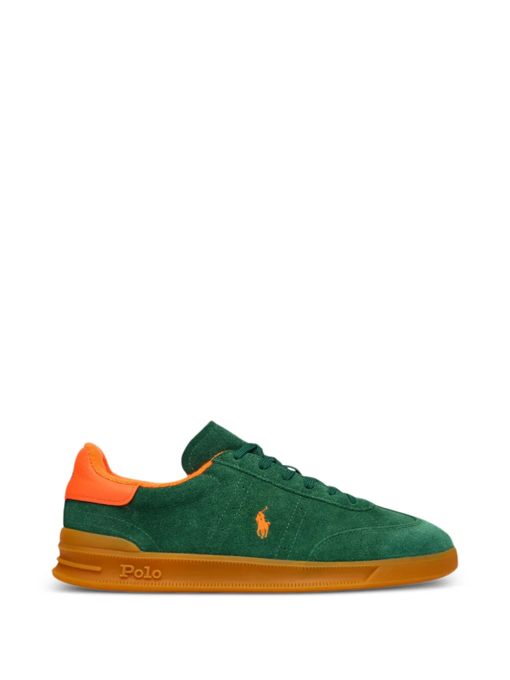 Polo Ralph Lauren Signature Pony suede sneakers Groen