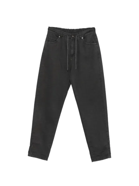 PANICALE drawstring-waist straight-leg jeans