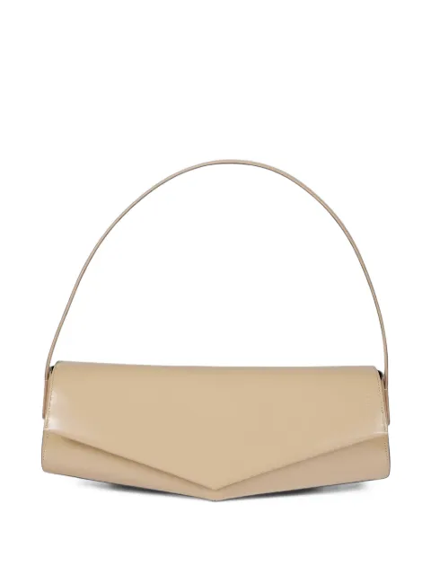 Jil Sander geometric-flap leather shoulder bag