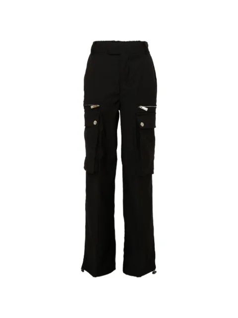 John Richmond Junior logo-embroidered zip-pocket cargo pants