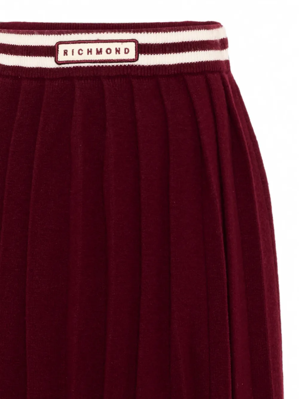 John Richmond Junior Plooirok met logopatch Rood