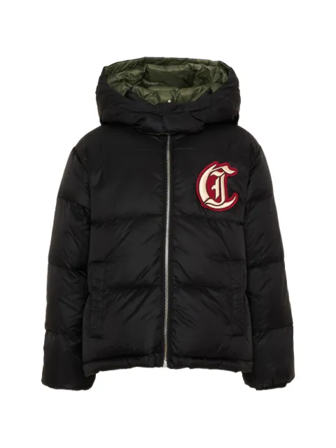 Just Cavalli Kids logo-patch puffer jacket