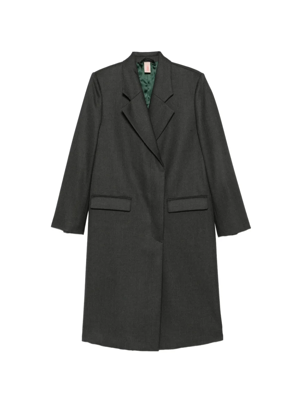 Indress Carlos Mantel mit Revers - Grau