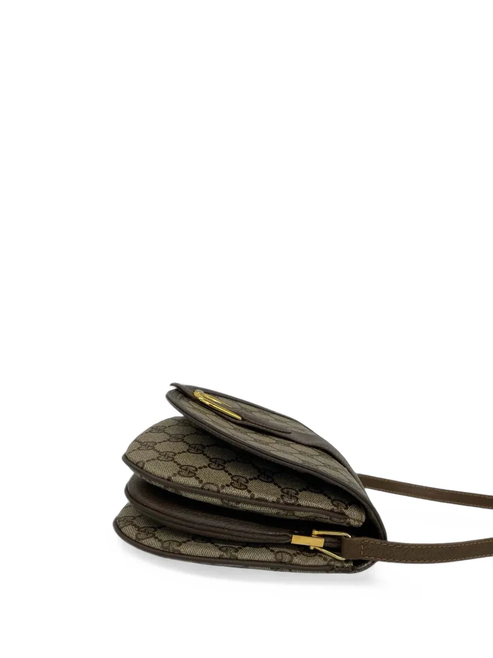 Gucci Pre-Owned 1970-1980 GG Supreme crossbody bag - Nude
