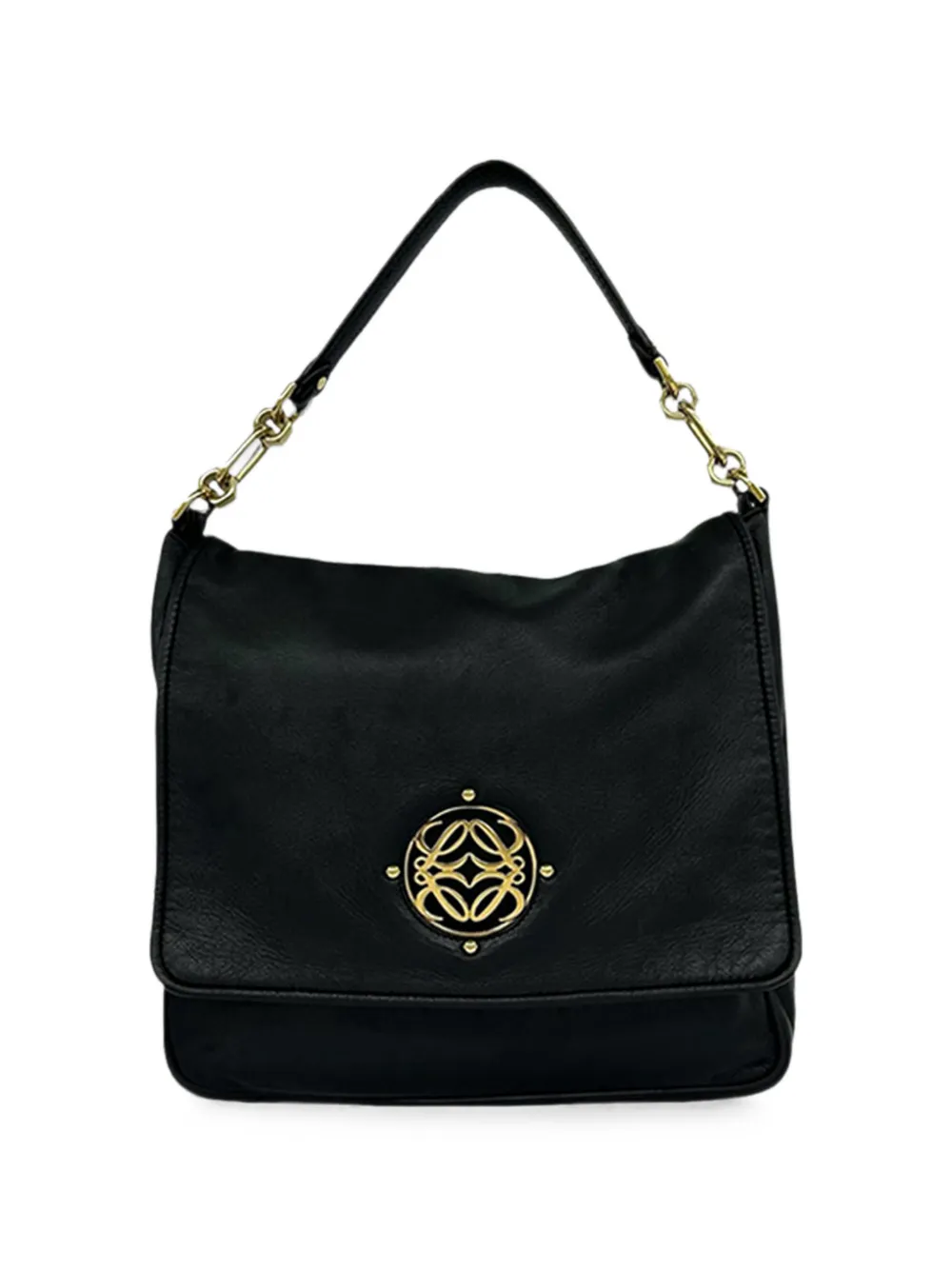 Loewe Pre-Owned 2000-2010 Leather Anagram handbag - Schwarz