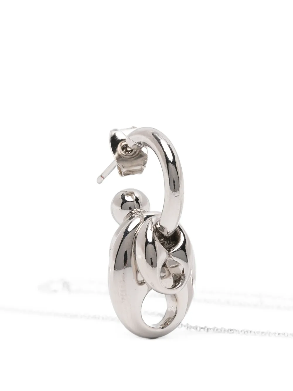 Justine Clenquet Akari hoop earrings - Argento
