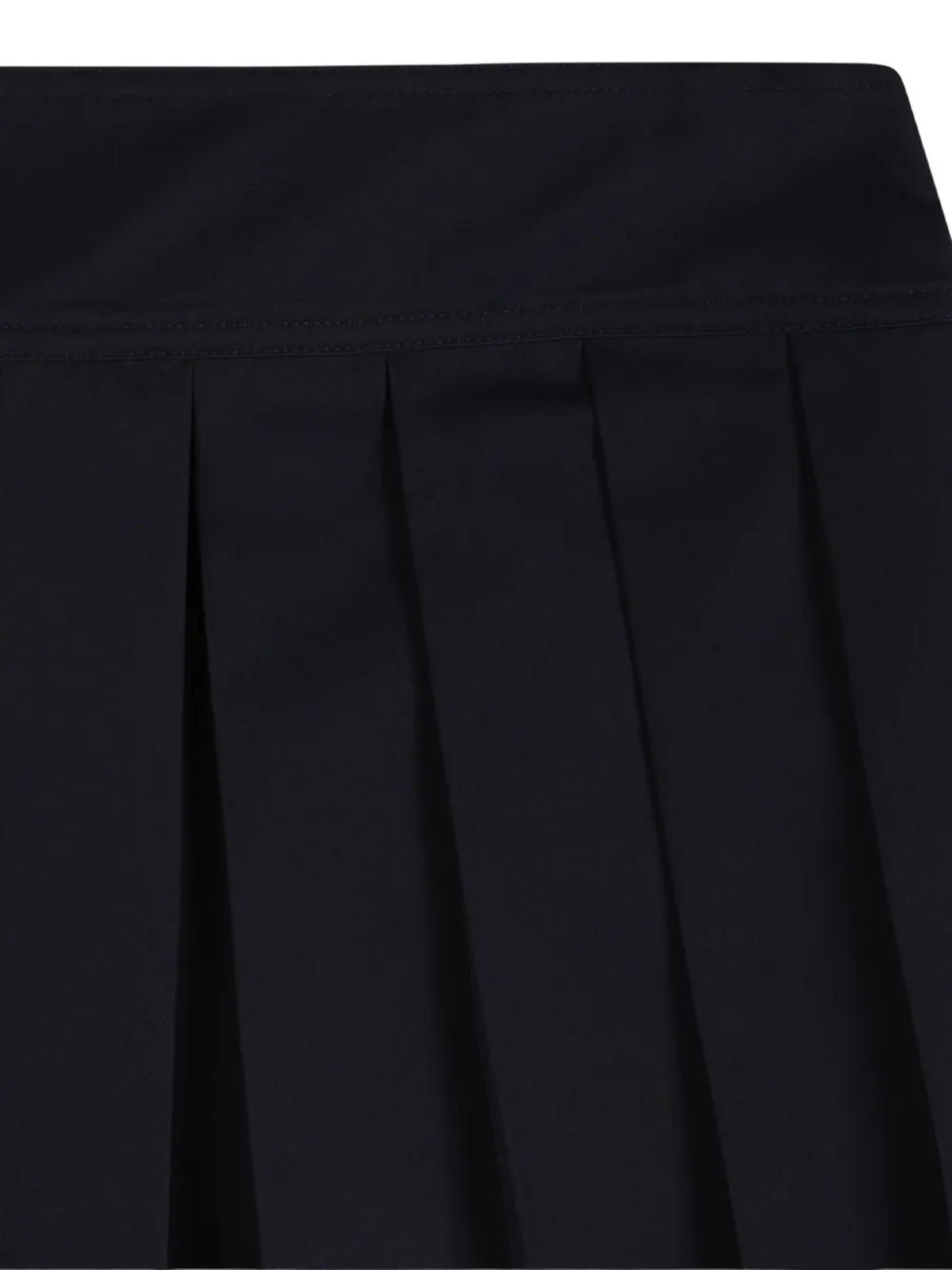 Versace Kids Medusa-button pleated skirt Blauw
