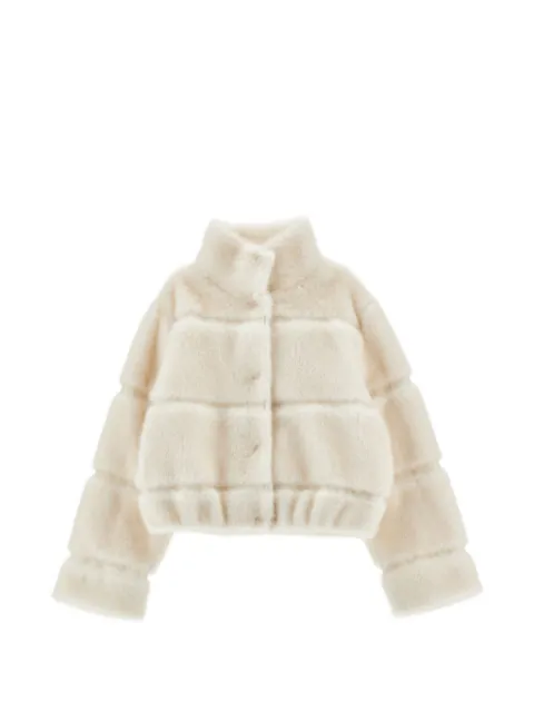 Monnalisa faux-fur padded jacket