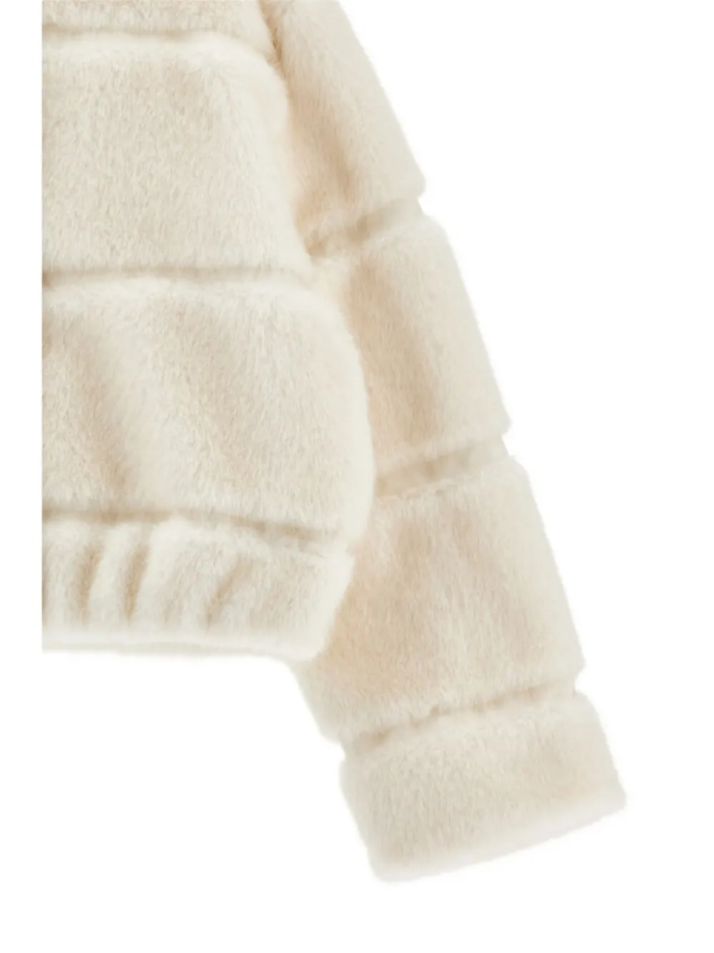 Monnalisa faux-fur padded jacket Wit