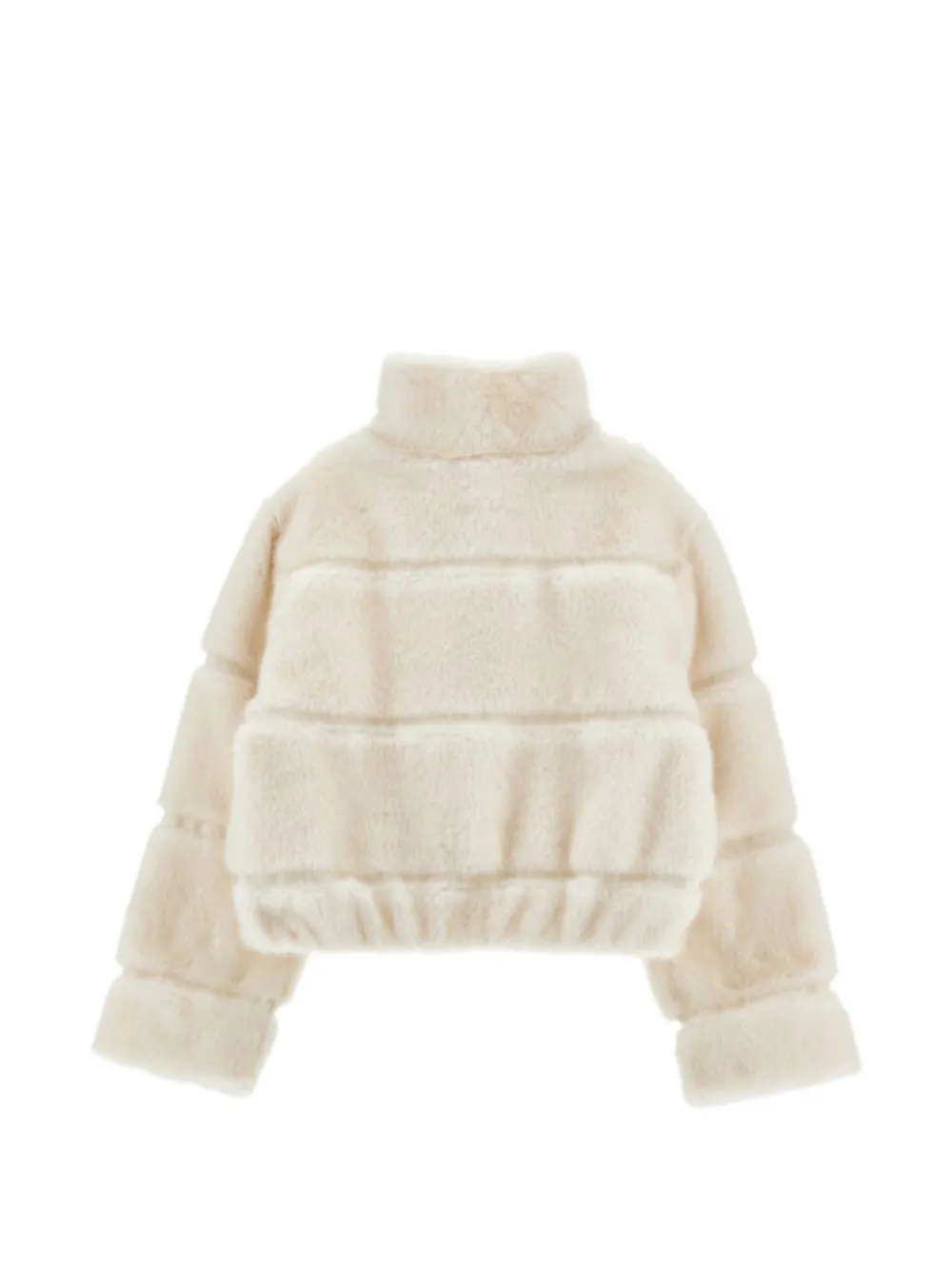 Monnalisa faux-fur padded jacket Wit