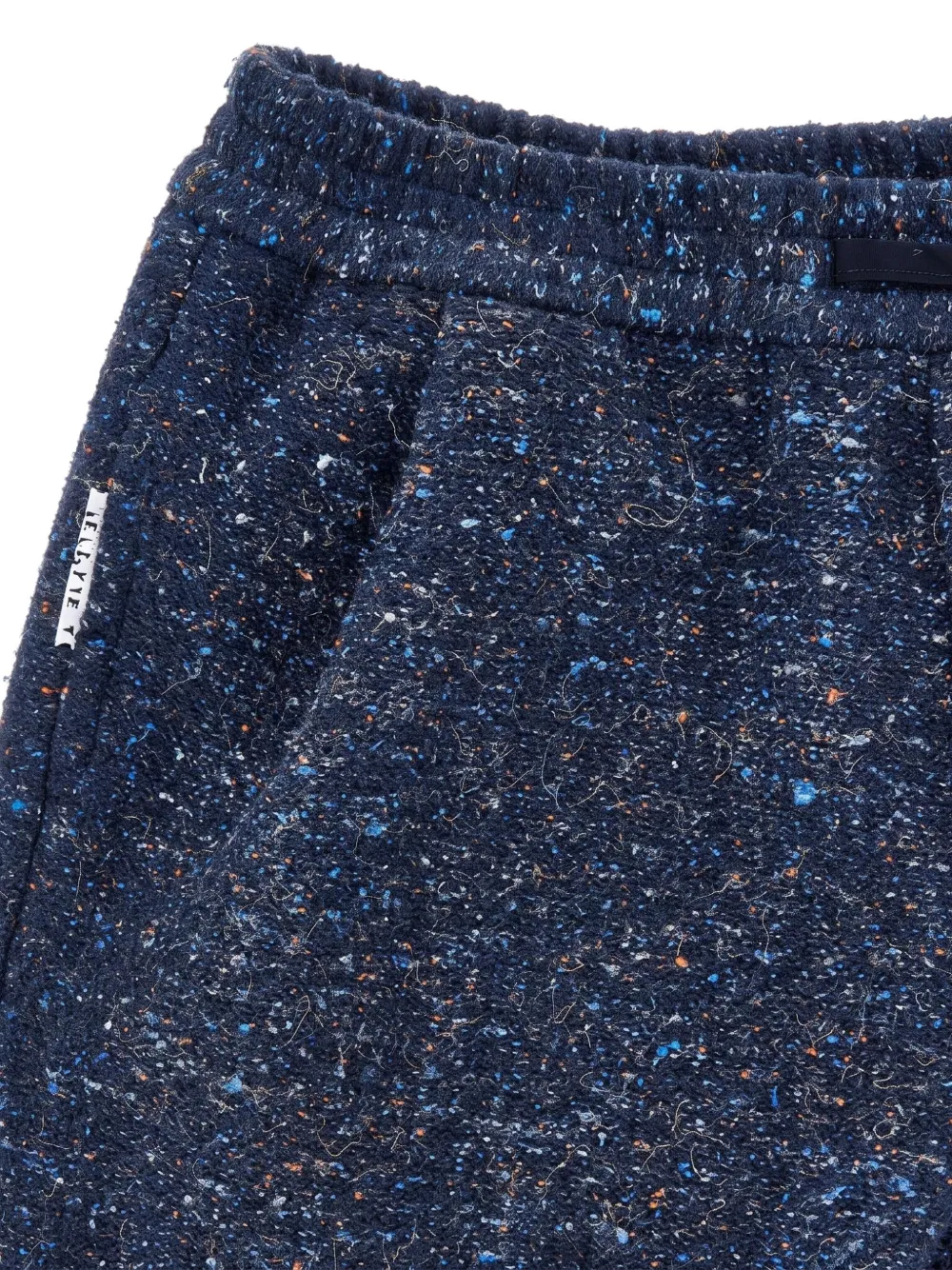 Monnalisa flecked tapered trousers Blauw