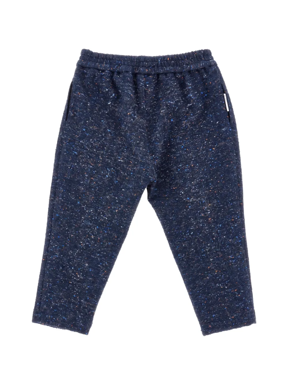 Monnalisa flecked tapered trousers Blauw