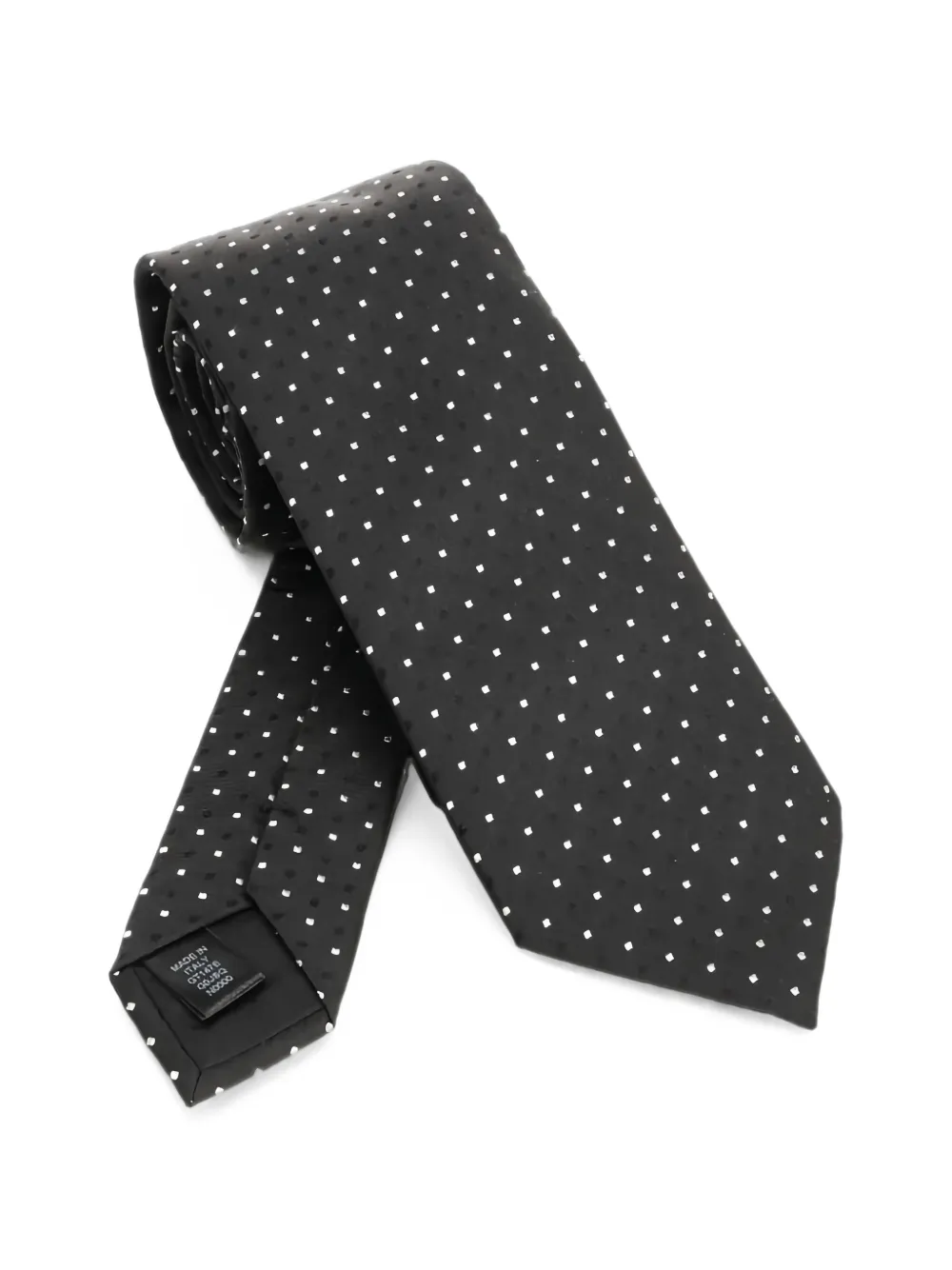 Dolce & Gabbana polka-dot silk tie - Nero