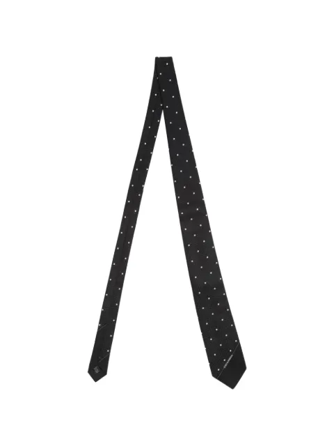 Dolce & Gabbana polka dot jacquard tie