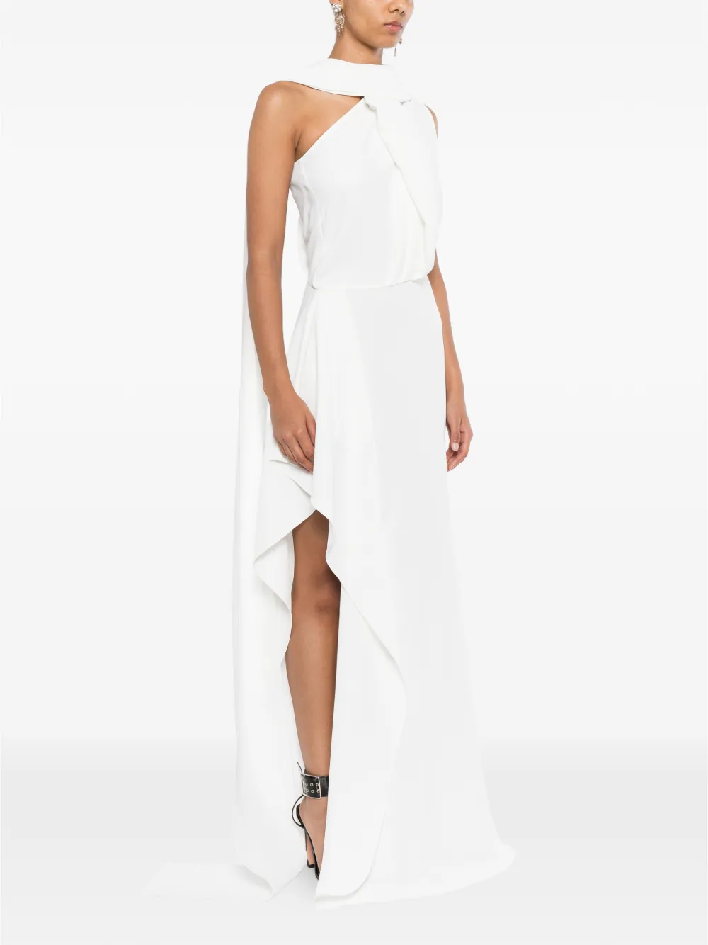 Maticevski Priority Gown in White, view 3