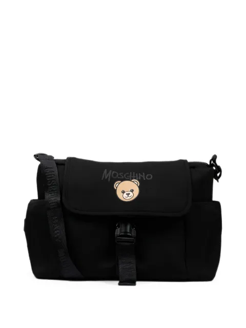 Moschino Kids bolso cambiador con estampado Teddy Bear