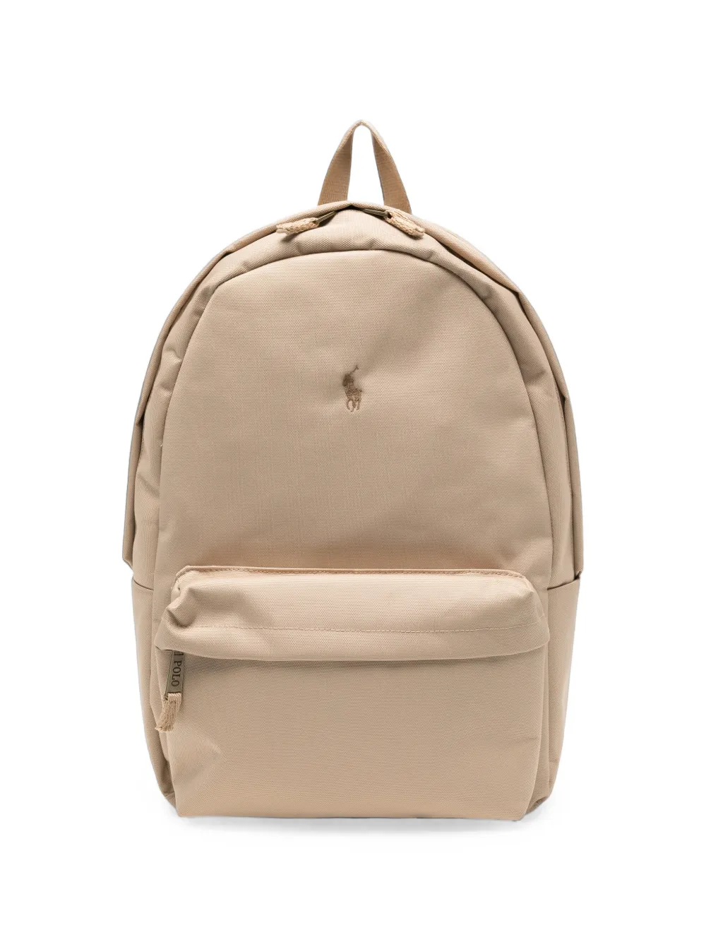 POLO RALPH LAUREN KIDS logo-embroidered backpack - Nude