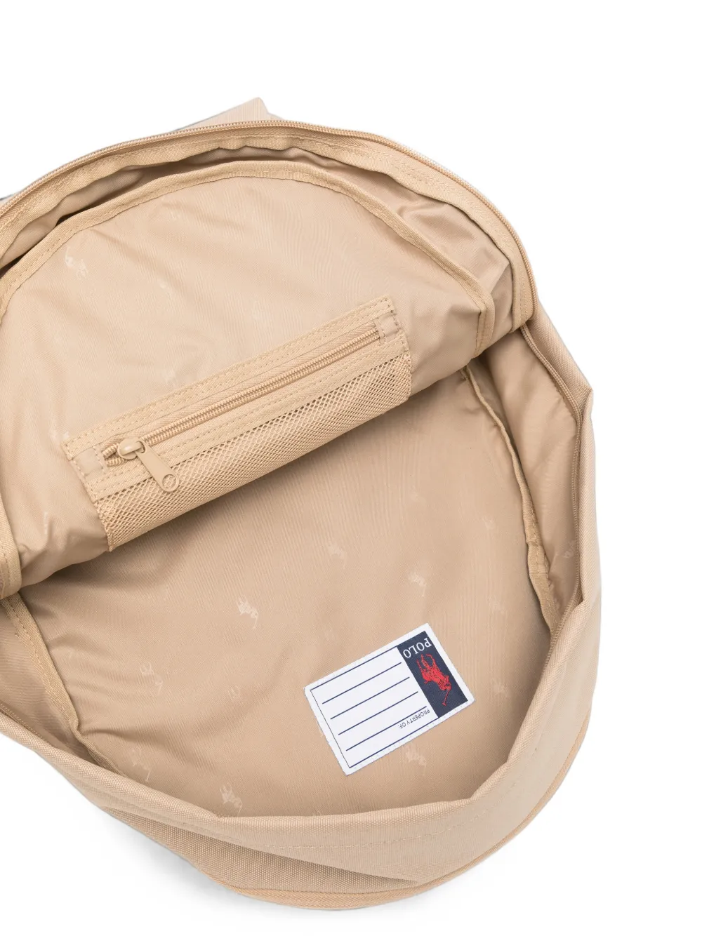 POLO RALPH LAUREN KIDS Rugzak met geborduurd logo Beige