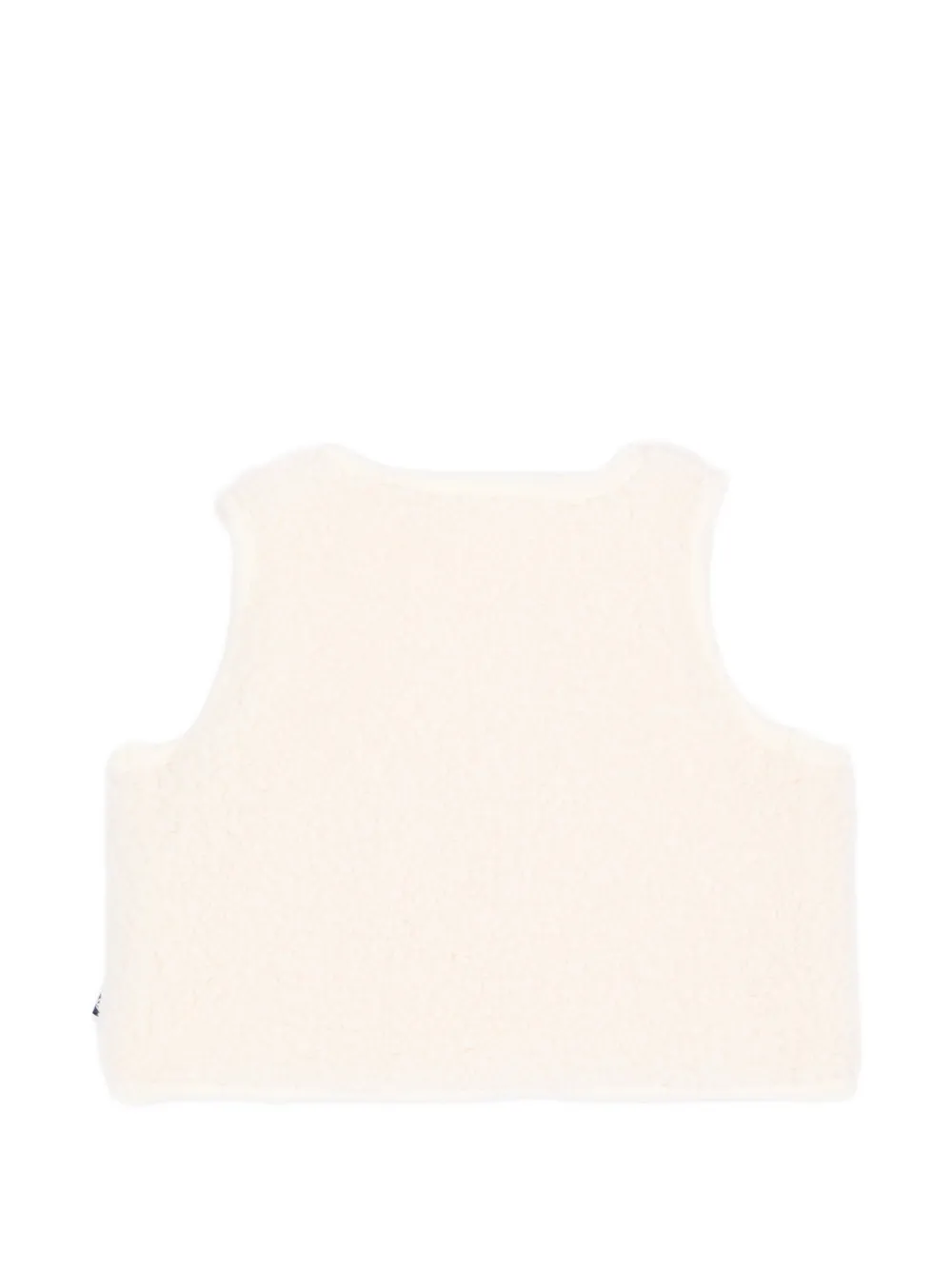Petit Bateau Omkeerbare bodywarmer met bloemenprint Beige