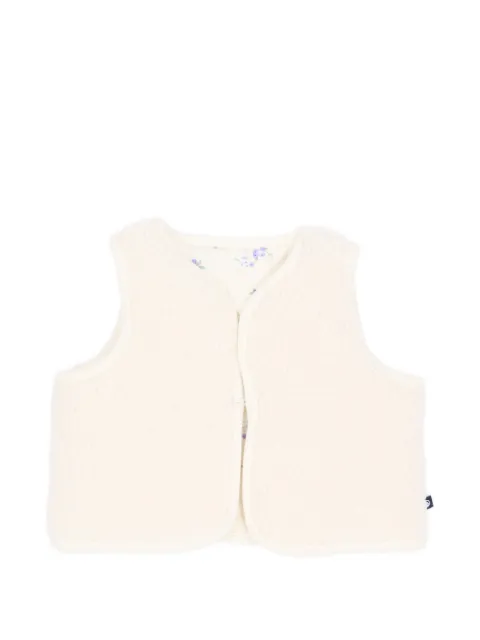 Petit Bateau floral-print reversible gilet