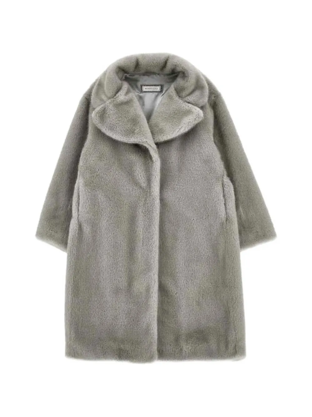 Monnalisa faux-fur coat - Grigio