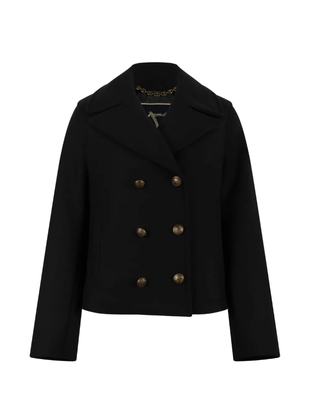Sealup double-breasted peacoat jacket