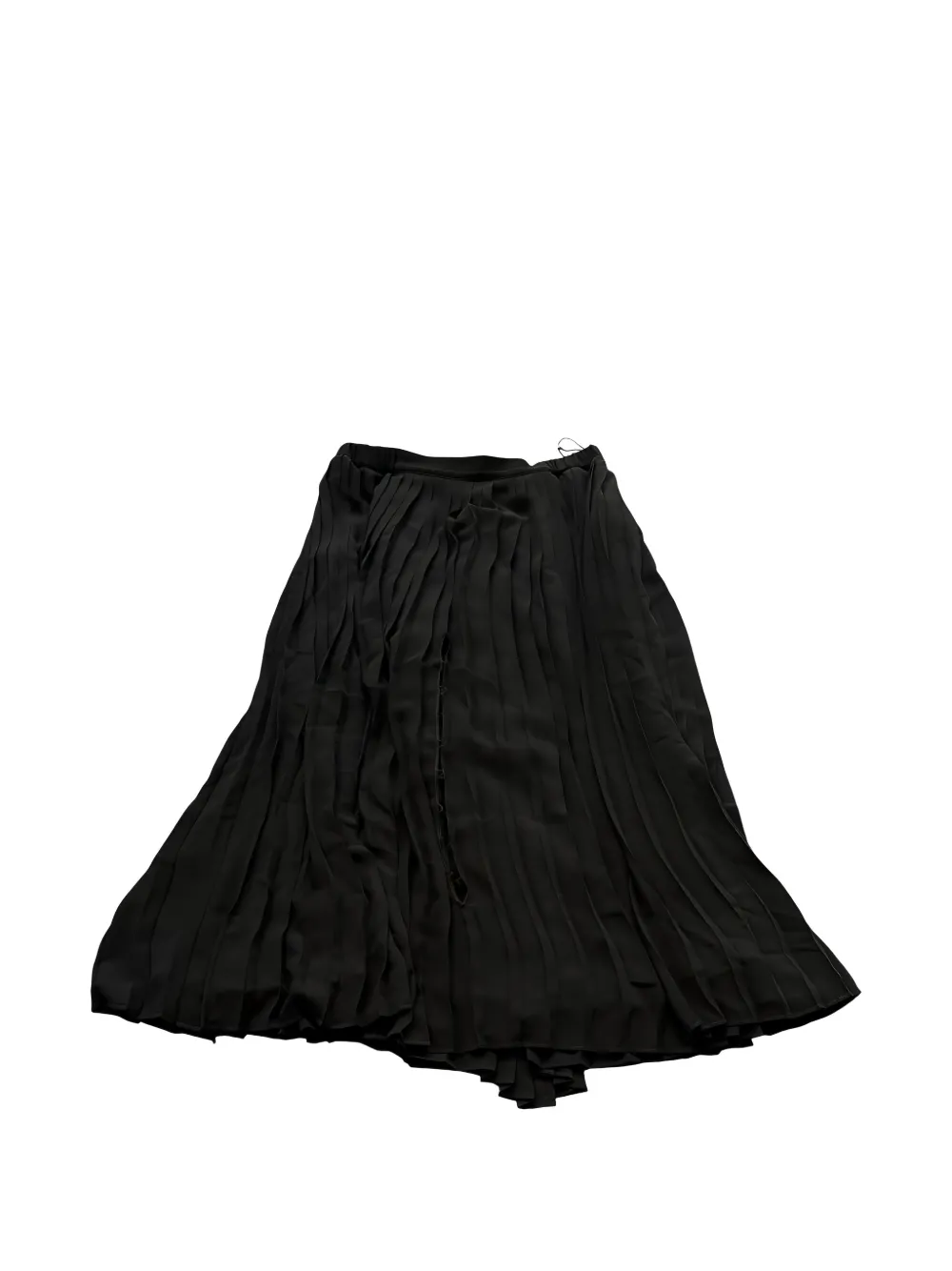 Maison Margiela pleated midi skirt Zwart