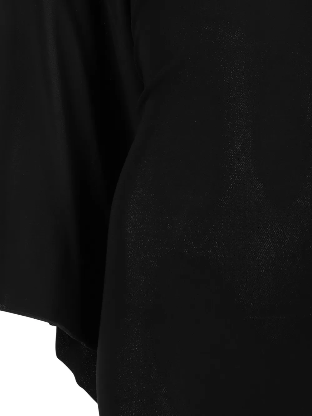 Maison Margiela Asymmetrisch gedrapeerde jurk Zwart