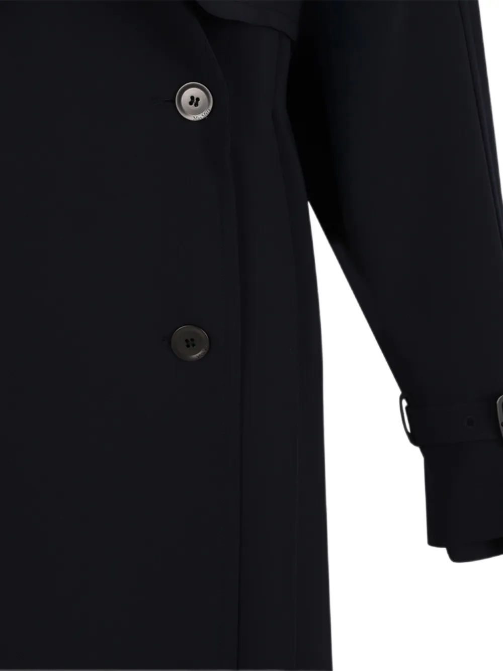 Max Mara Jas met dubbele rij knopen Zwart