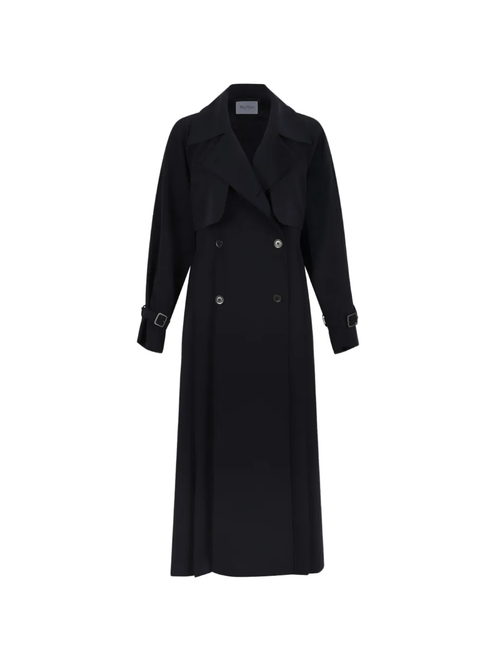 Max Mara double-breasted coat - Schwarz