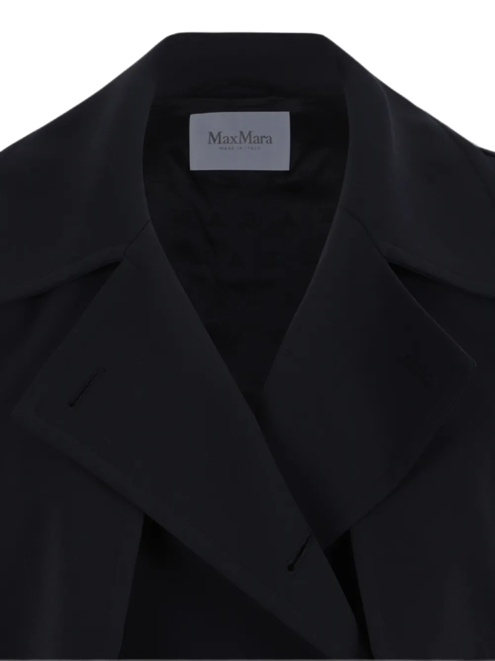 Max Mara Jas met dubbele rij knopen Zwart