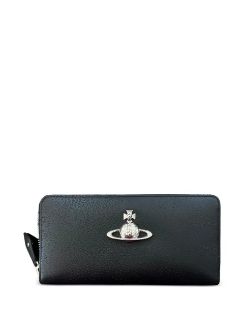 Vivienne Westwood Orb plaque grained leather wallet