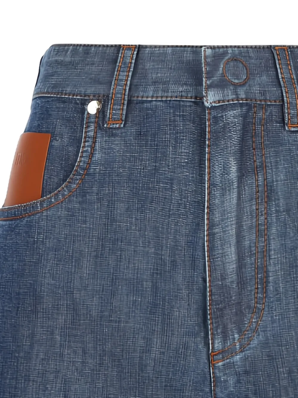 FENDI High waist shorts Blauw