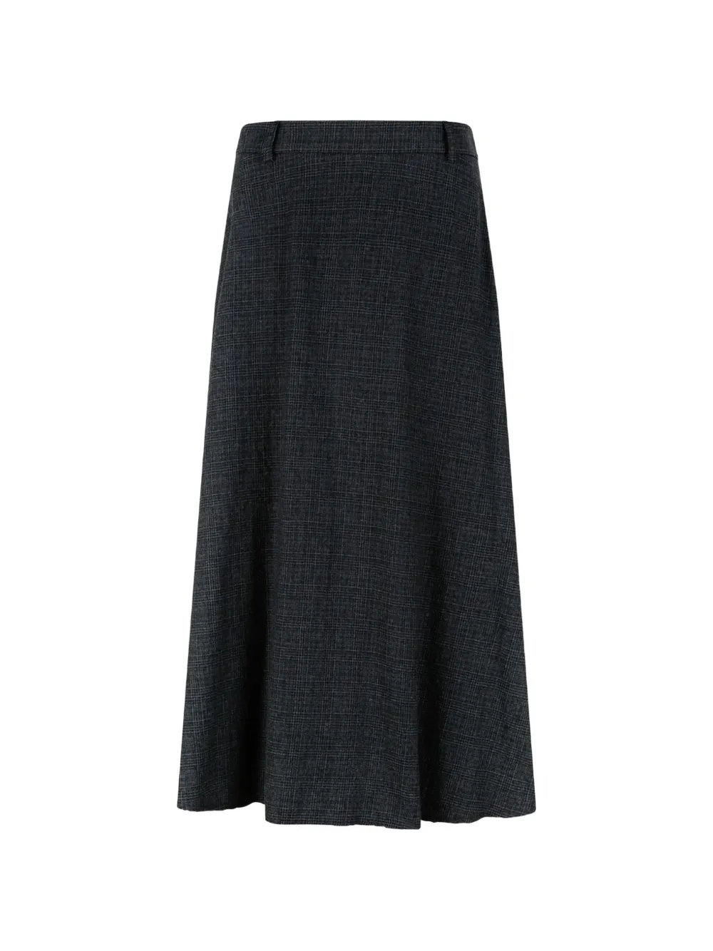 Douuod check-pattern A-line mini skirt