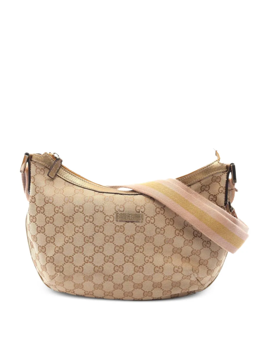 Gucci Pre-Owned 2000-2015 GG Canvas Web crossbody bag - Toni neutri