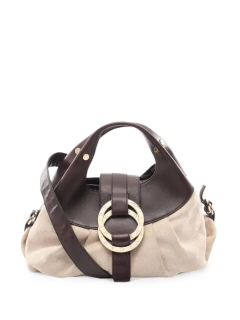 Bvlgari Pre-Owned 2000-2010 Canvas Chandra satchel