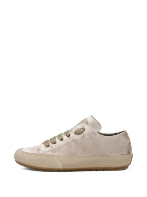 Candice Cooper Twist Woman velvet-effect panelled sneakers