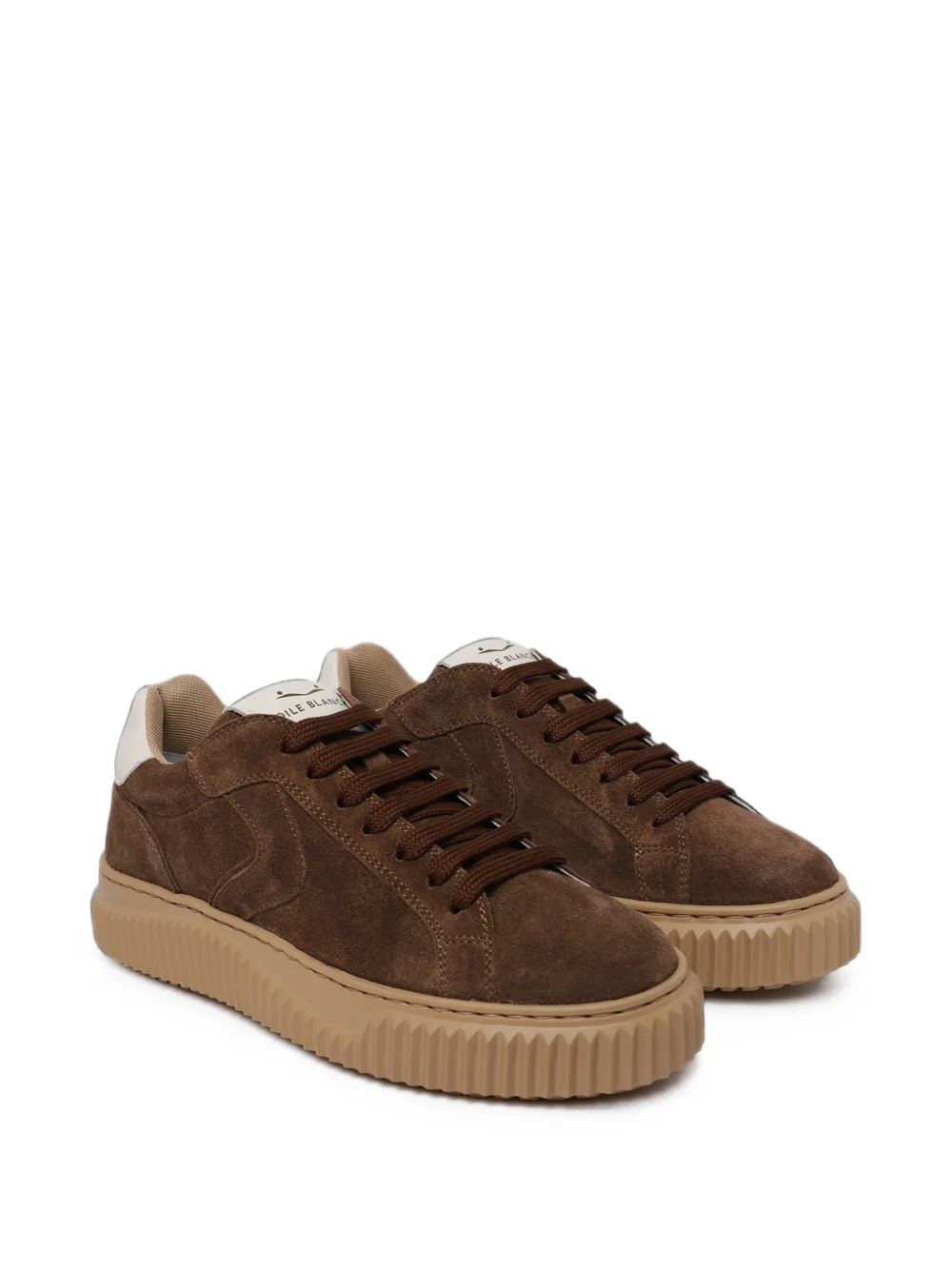 Voile Blanche suede platform sneakers Bruin