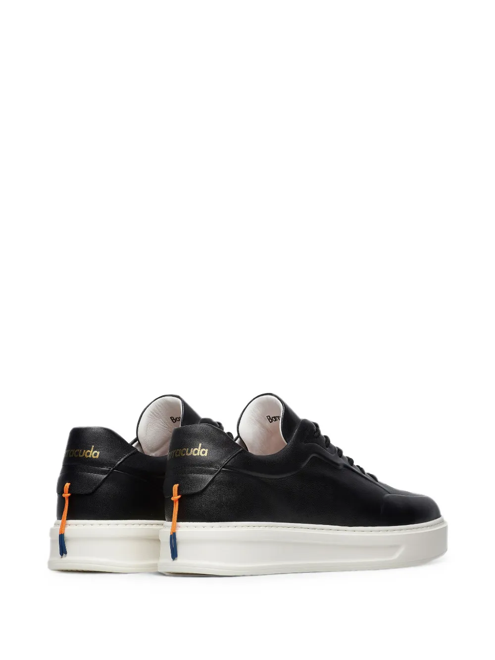 Barracuda Sneakers met geperforeerd detail Zwart
