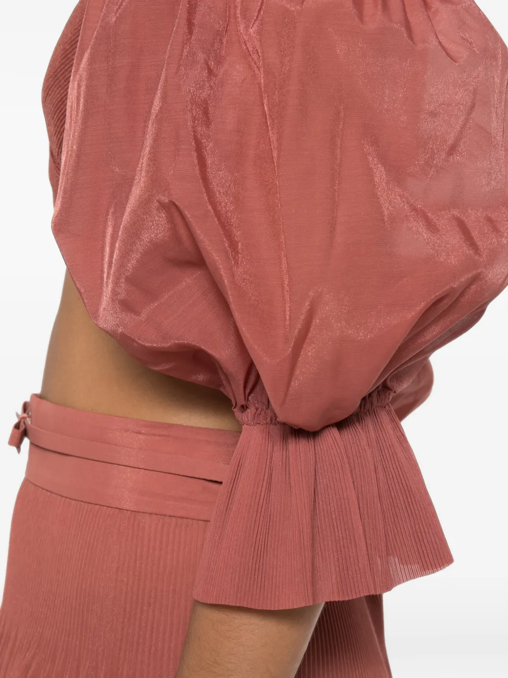 ZIMMERMANN Geplooide top Rood