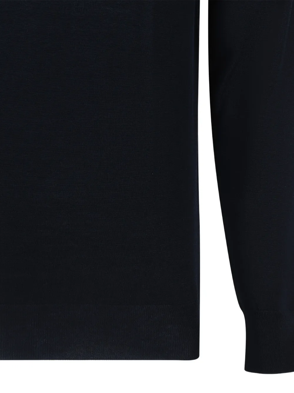 Drumohr Wollen trui met hoge hals Blauw