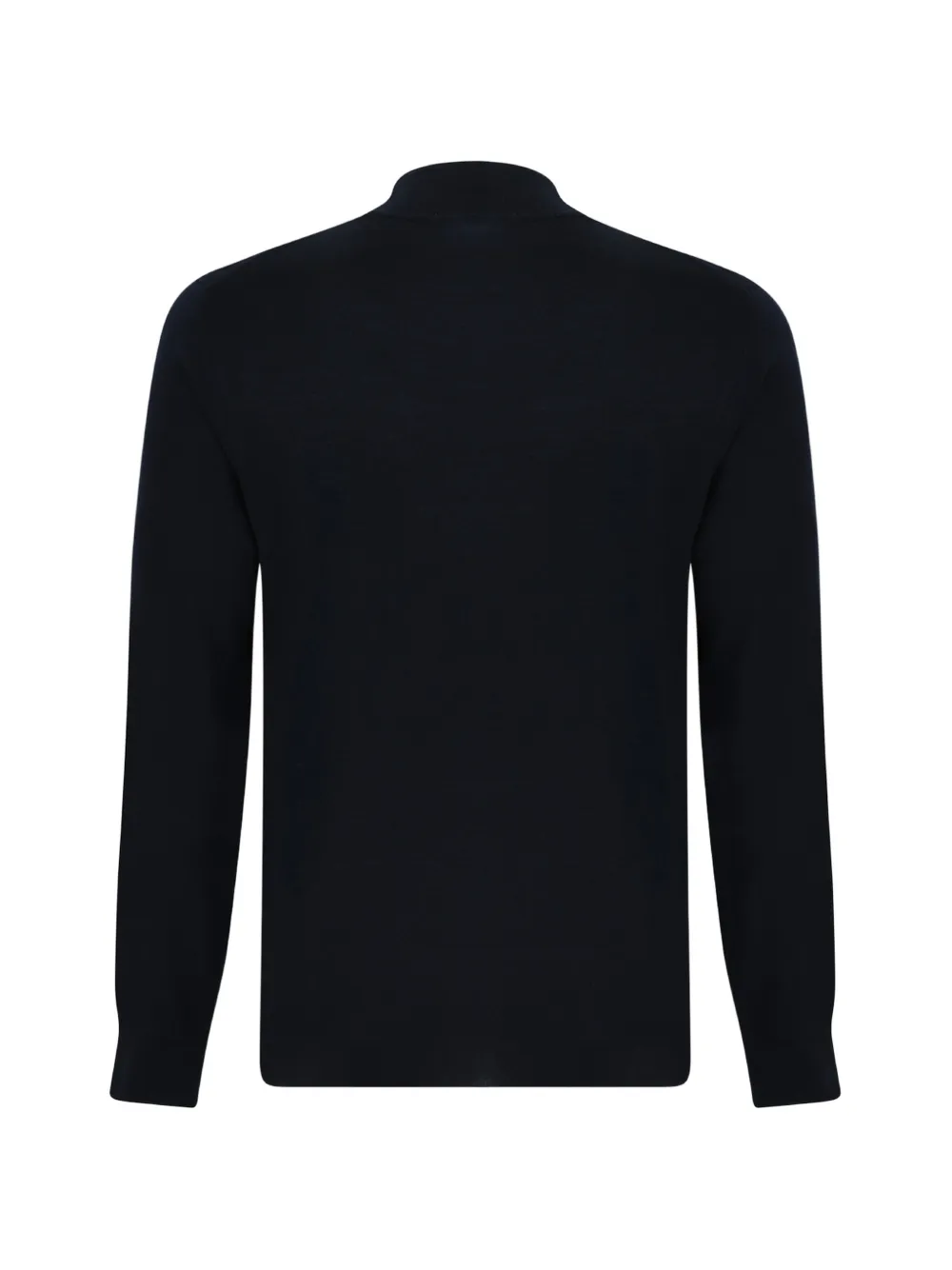 Drumohr Wollen trui met hoge hals Blauw