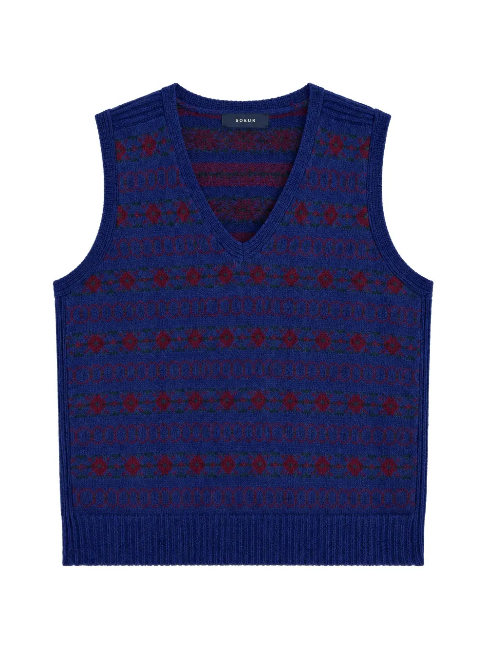Soeur Ileana V-neck sweater - Bleu Soeur Ileana V-neck sweater - Bleu
