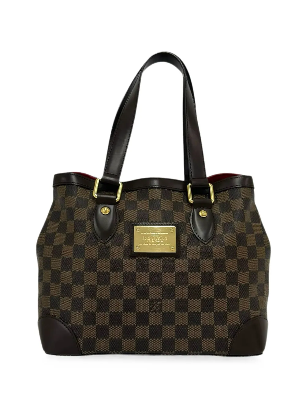 Louis Vuitton Pre-Owned 2007 Damier Ebene Hampstead PM tote bag - Braun