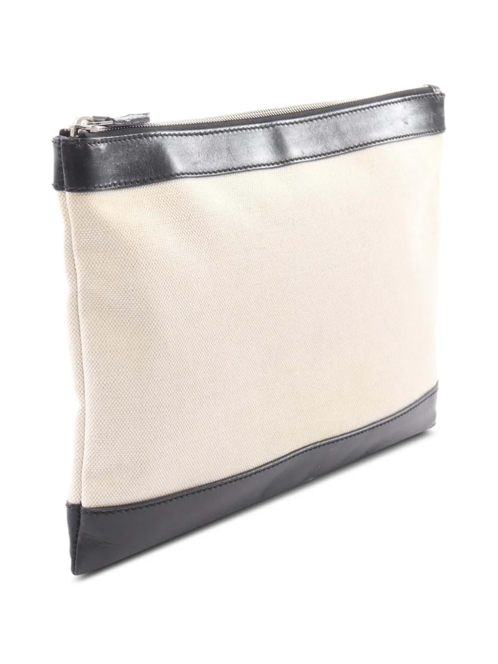 Balenciaga Pre-Owned 2015-2026 M Navy Clip M canvas clutch Bruin