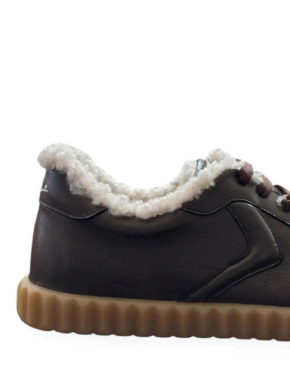 Voile Blanche almond-toe sneakers Bruin